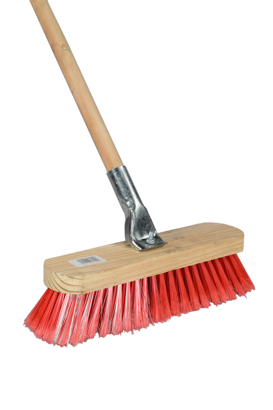 Broom Flagged Wooden Handle BS