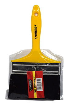 Brush Paint Plastic Yellow Handle 125mm T01