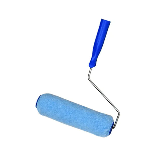 Brush Paint Roller Metal Blue Orange Lable T009