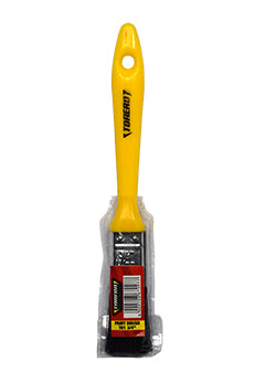 Brush Paint Plastic Yellow Handle 18mm T01