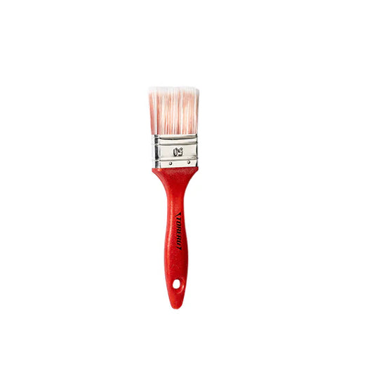 Brush Paint Plastic Red Handle 100mm T01