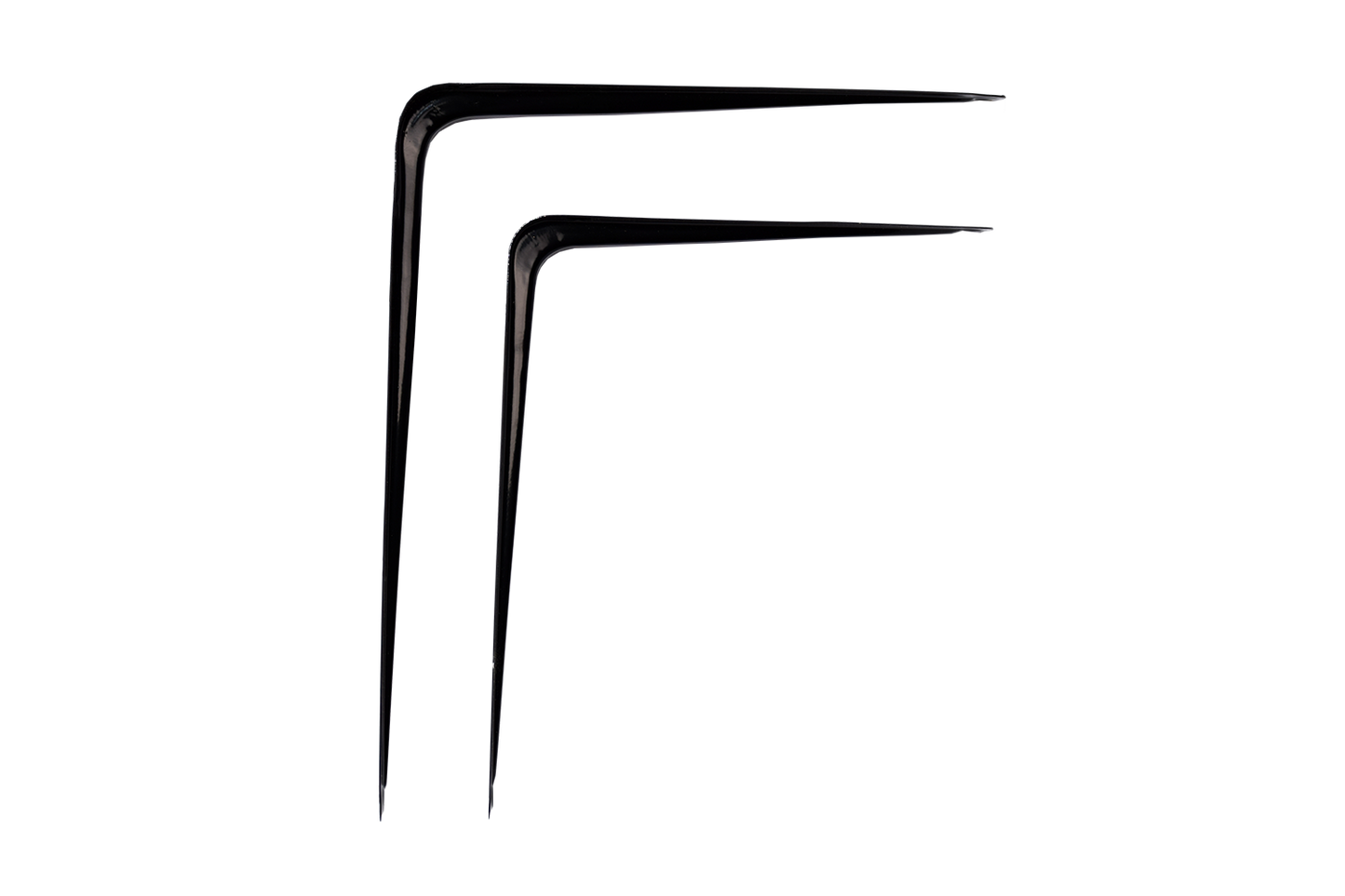 Bracket shelf black 5"x6"x0.7mm (pcs)