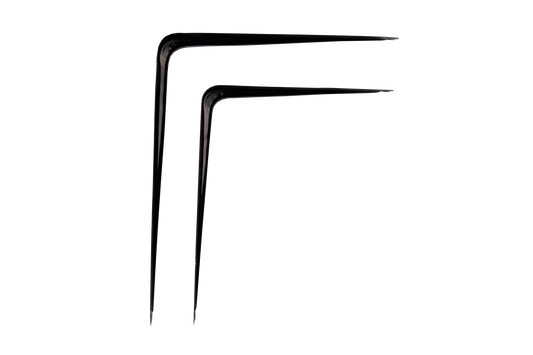 Bracket shelf black 12"x14"x1.0mm (pcs)