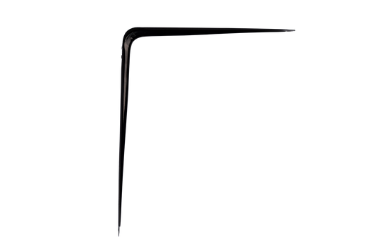 Bracket shelf black 10"x12"x0.8mm (pcs)