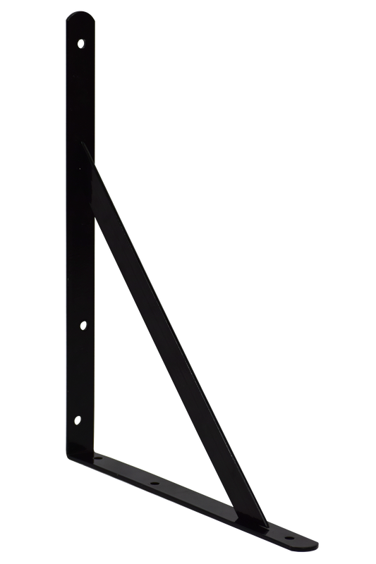 Bracket Shelf Black 200x300x30x4mm H/D (pcs)