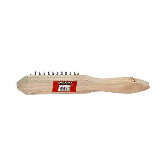 Brush Wire Hand Scratch Wood Handle TC