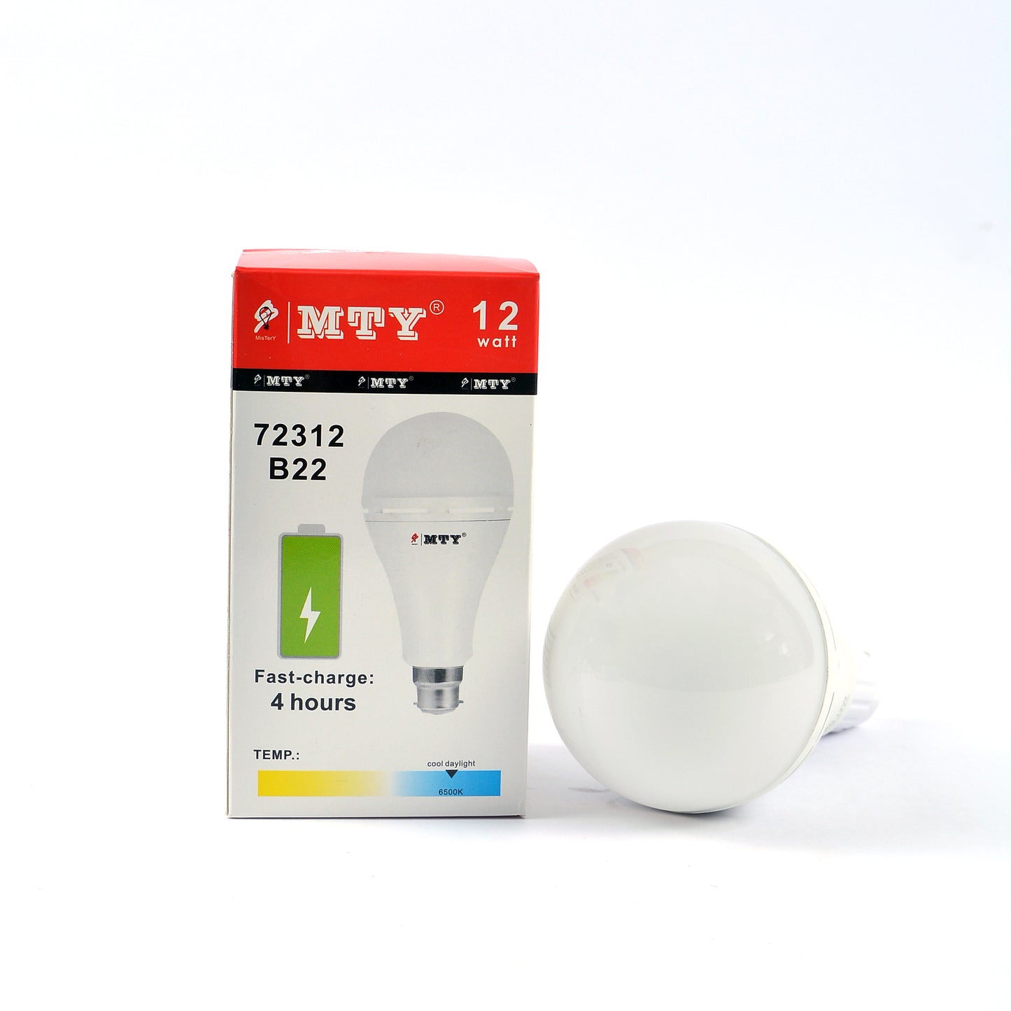Bulb Mty Rechargeable Led B22 12W
