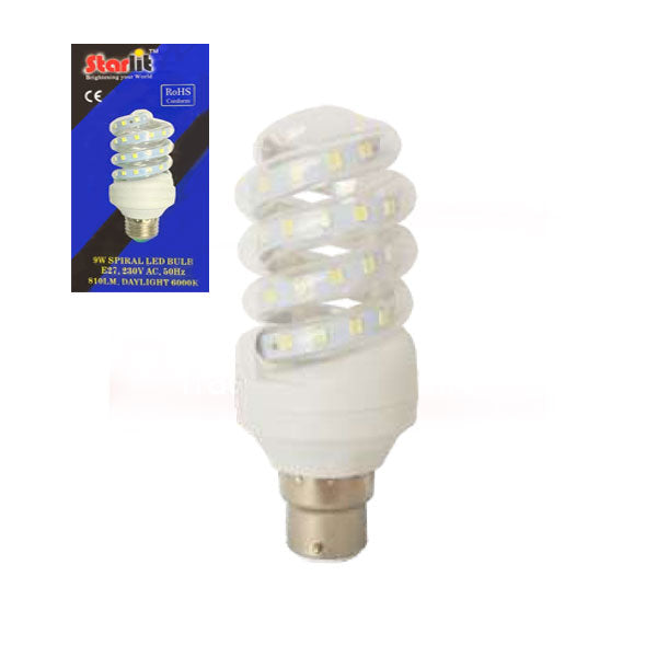Bulb Led SL Spiral Corn 3U B22 9w