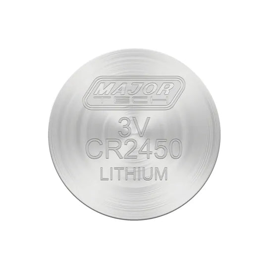 Battery Lithium Button Cell 3V 2Pcs CR2450 Major Tech