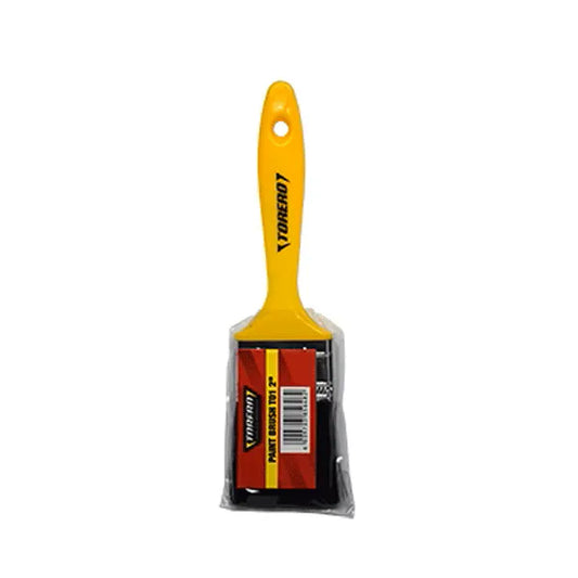 Brush Paint Plastic Yellow Handle 50mm T01 Eco