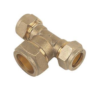 Fitting Comp Brass Reducing Tee Cxcxc 15?15?22