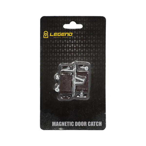 Catch Door Magnetic 15x41mm Plastic Brown