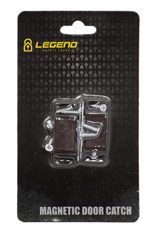 Catch Door Magnetic 15x41mm Plastic Brown