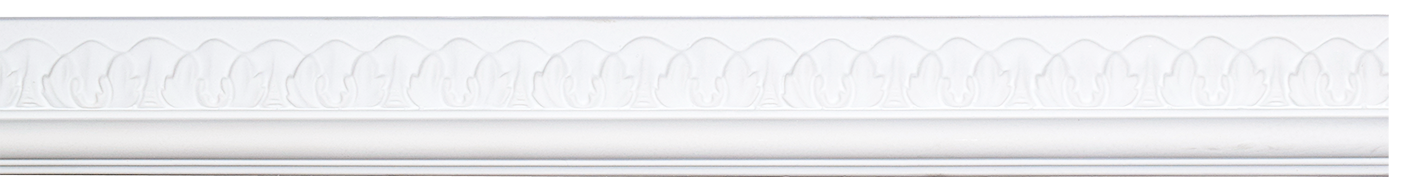 Chair Rail PU White 240cm FR6060