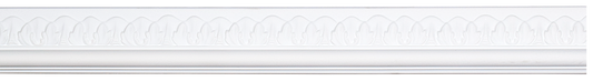 Chair Rail PU White 240cm FR6060