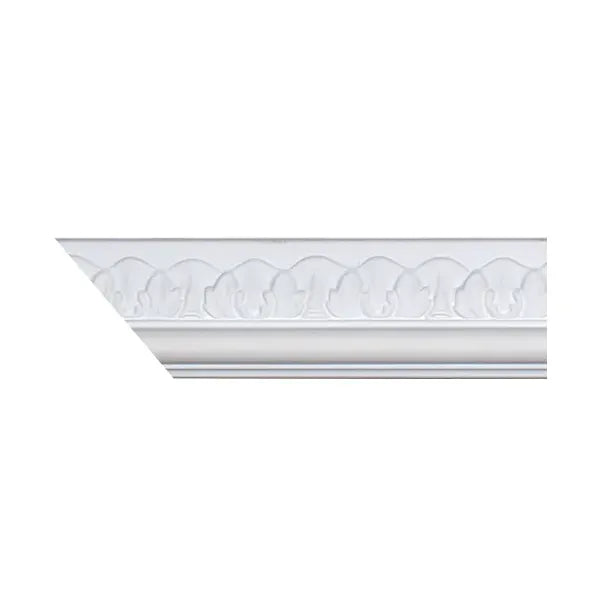 Chair Rail PU White 240cm FR6060