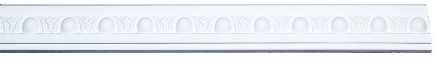 Chair Rail PU White 240cm FR6015