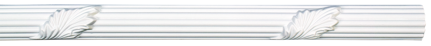 Chair Rail PU White 240cm VA6059