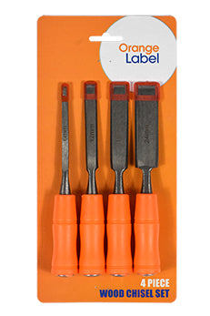 Chisel Wood P/H 4pcs Set Orange Label