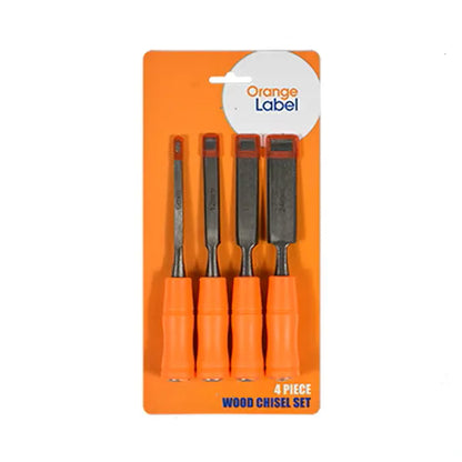Chisel Wood P/H 4pcs Set Orange Label