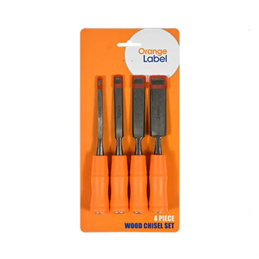 Chisel Wood P/H 4pcs Set Orange Label