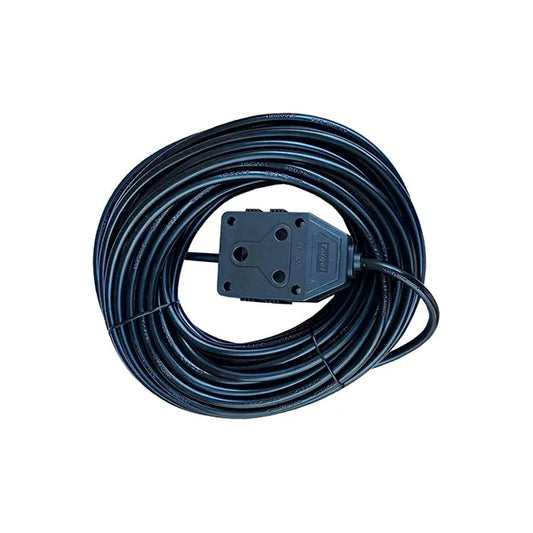 Cord Extension Multisocket 15m Black