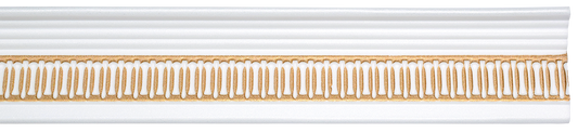 Cornice PS White/Gold T-Series T8WG 10mm