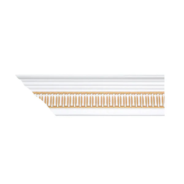 Cornice PS White/Gold T-Series T8WG 10mm