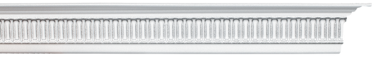 Cornice PS White/Silver T-Series T08WS 10mm