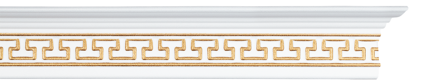 Cornice PS White/Gold T-Series T17WG 10mm