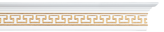 Cornice PS White/Gold T-Series T17WG 10mm