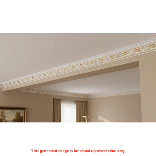 Cornice PS White/Gold T-Series T18WG 10mm