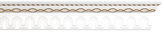 Cornice PS White/Gold T-Series T19WG 10mm