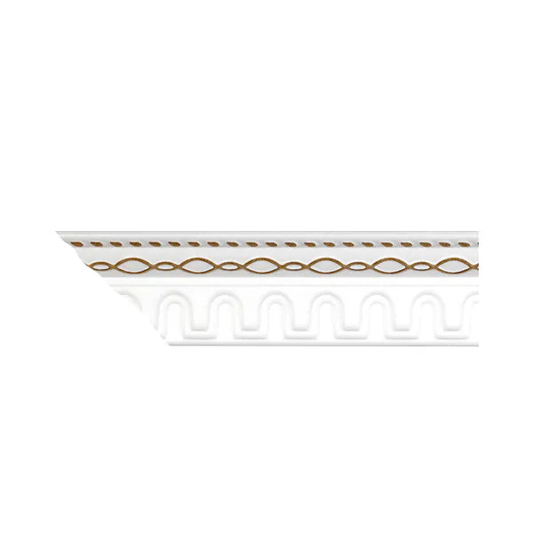 Cornice PS White/Gold T-Series T19WG 10mm