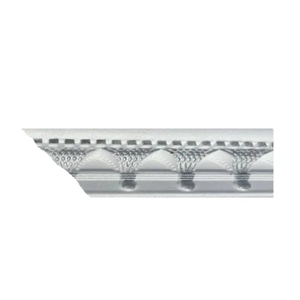 Cornice PS EPS White/Silver B05WS 10.5cm