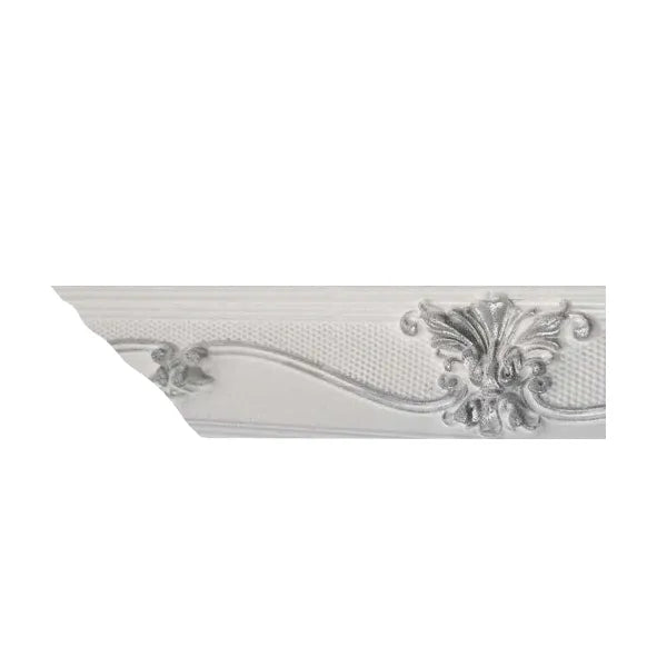 Cornice PS EPS White/Silver B06WS 11.4cm