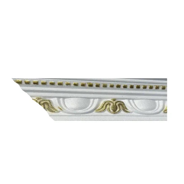 Cornice PS EPS White/Gold B01WG 11cm