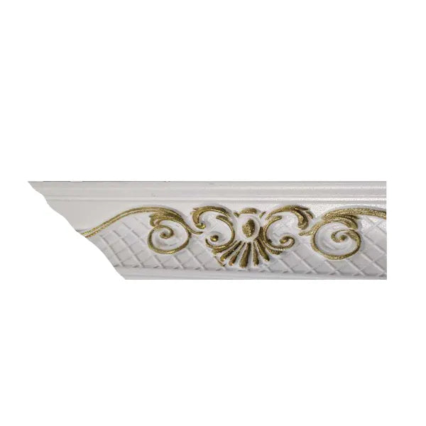 Cornice PS EPS White/Gold B04WG 13cm