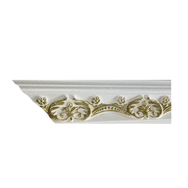 Cornice PS EPS White/Gold B07WG 11cm