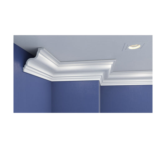Cornice PU White 8cm VA0204
