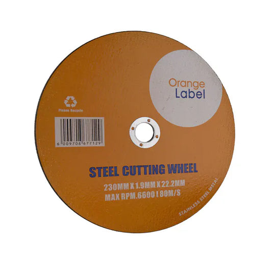 Disc Cutting Steel 230x1.9x22.2mm Orange Label