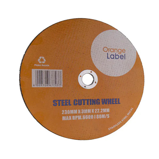 Disc Cutting Steel 230x3x22.2mm Orange Lable