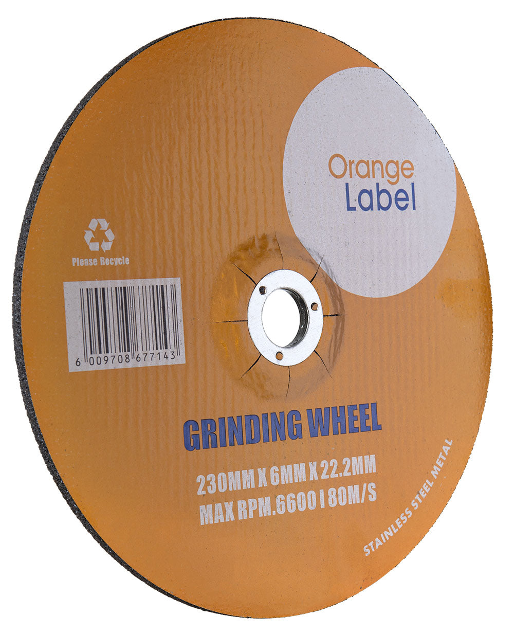 Disc Grinding 230x6x22.2mm Orange Label
