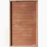 Door Pine Pivot Horizontal Panel