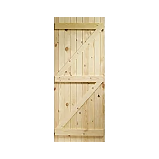 Door Pine OB Z Braced
