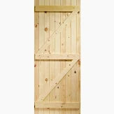 Door Pine OB Z Braced