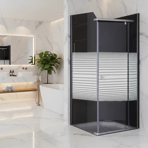 Door Shower Pivot Stripe