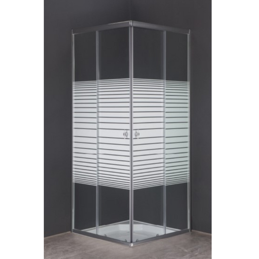 Door Shower Sq Stripe 8126S 1/1
