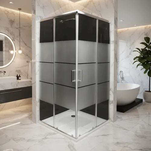 Door Shower Sq Frost Clear (Sd11)