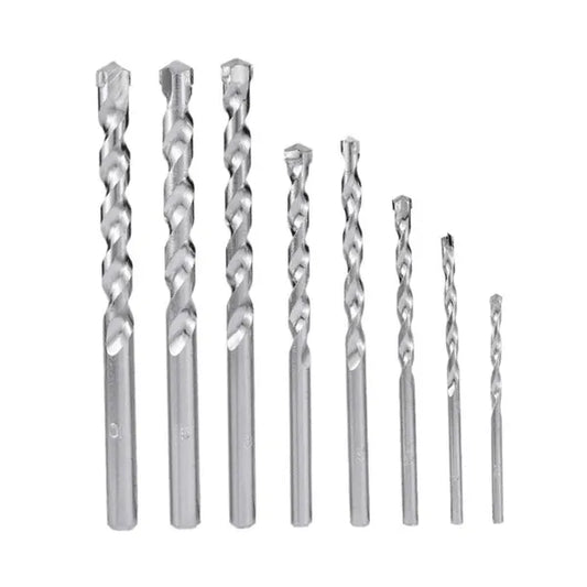 Drill Bit 8Pcs Set Masonary 3/4/5/6/7/8/9/10Mm